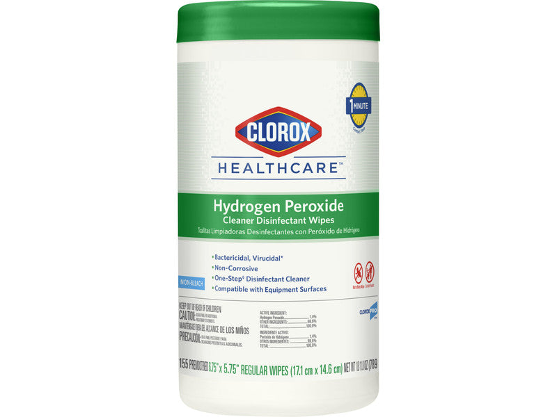 CLOROX HYDROGEN PEROXIDE WIPE 6/155 CT