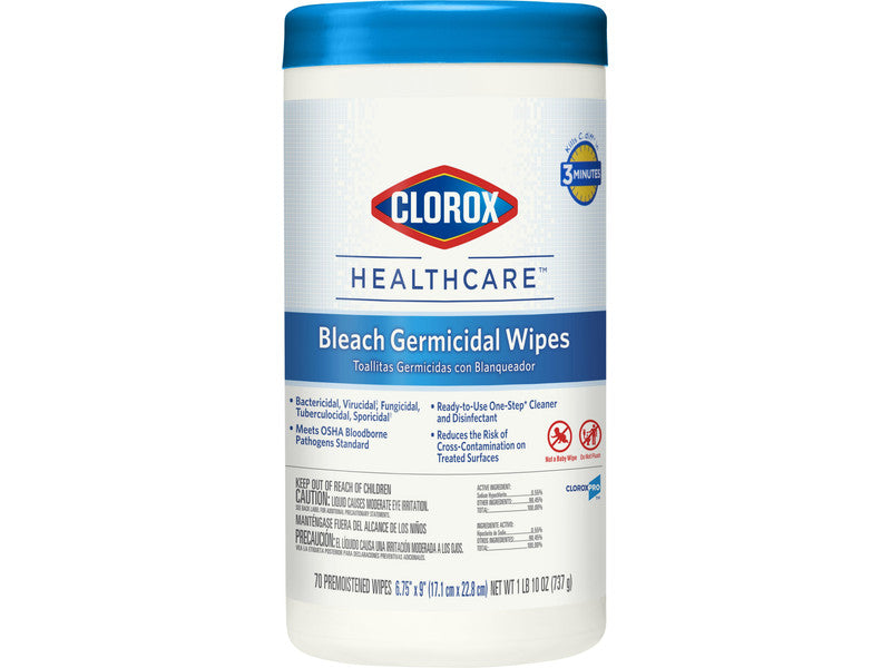 CLOROX GERMICIDAL WIPES 6/70 CT