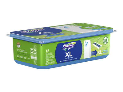 SWIFFER MAX XL WET REFILL CLOTHS 6/12 CT