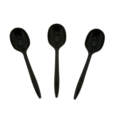 CUTLERY MEDIUM BLACK PP SOUP SPOON 1000/