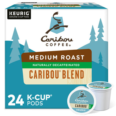 K-CUP CARIBOU BLEND DECAFF SINGLE SERVE