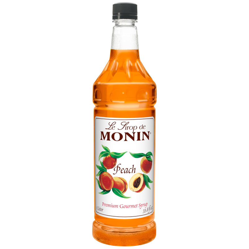 MONIN PEACH SYRUP 4/1 LTR
