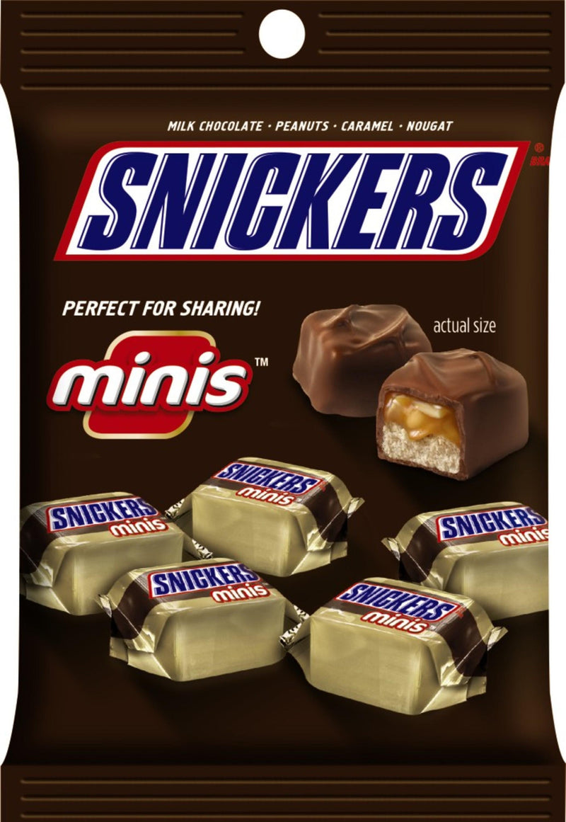 PEG BAG SNICKERS MINIS 1/4.4oz