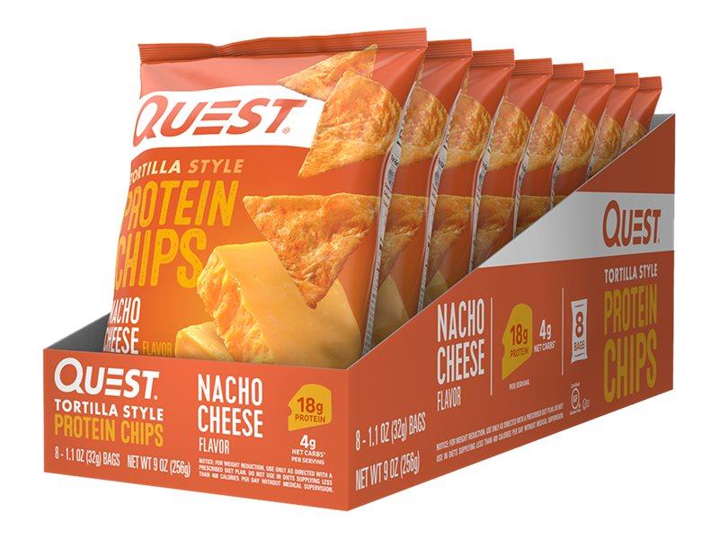 QUEST CHIPS NACHO 8/1.1 OZ