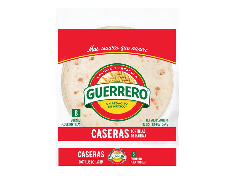 GUERRERO CASERAS BURRITO 9.5" 8/CT