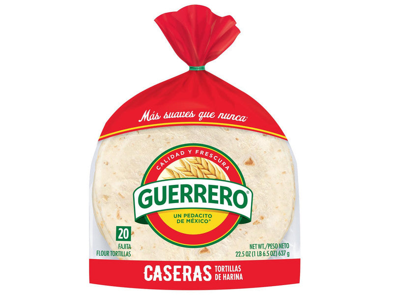 GUERRERO 6" FLOUR FAJITA 20/CT