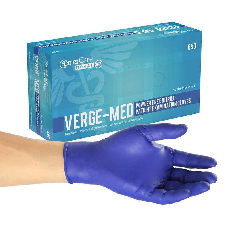MEDVERGE NITRILE EXAM GLOVES SM 10/200CS