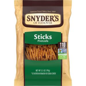 SNYDERS STICKS PRETZELS 8/3.5 OZ