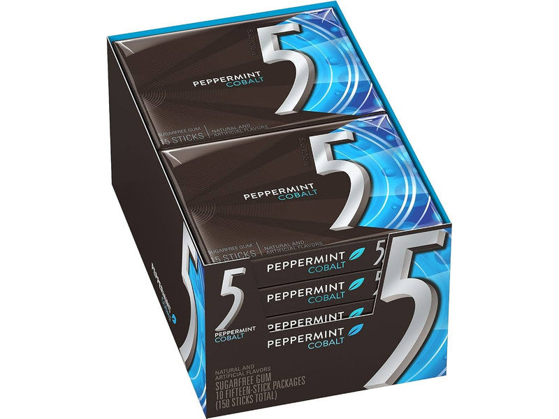WRIGLEYS 5 COBALT PEPPERMINT 10/15 PK