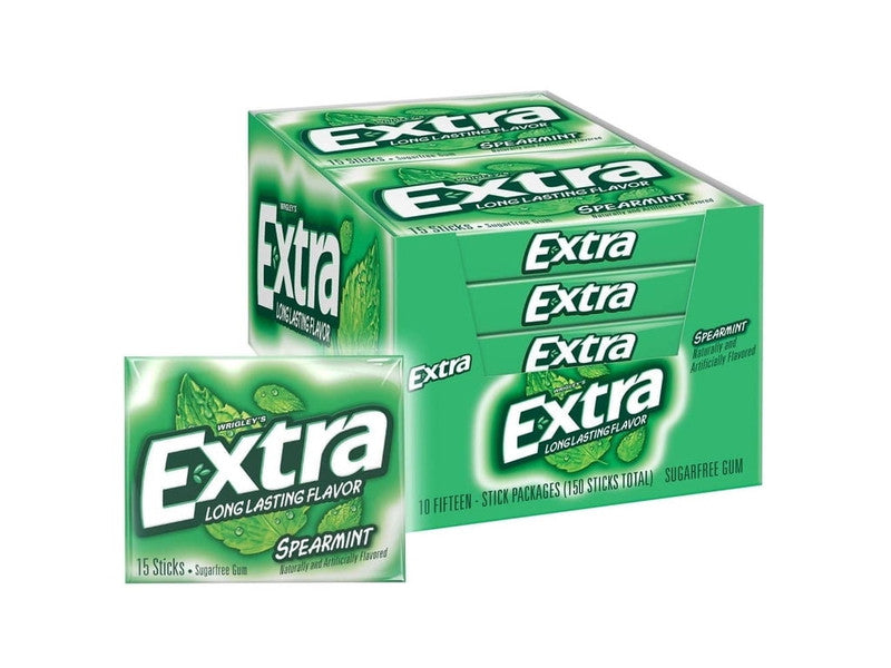 EXTRA SPEARMINT PTP 10/15 PK
