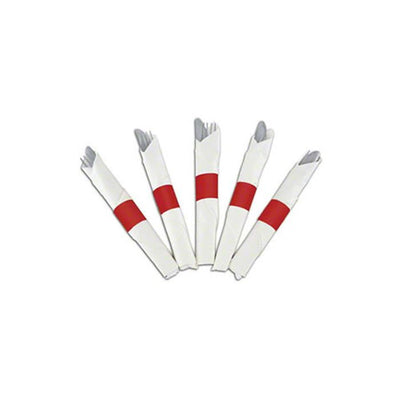 NAPKIN BANDS RED 2500/CT