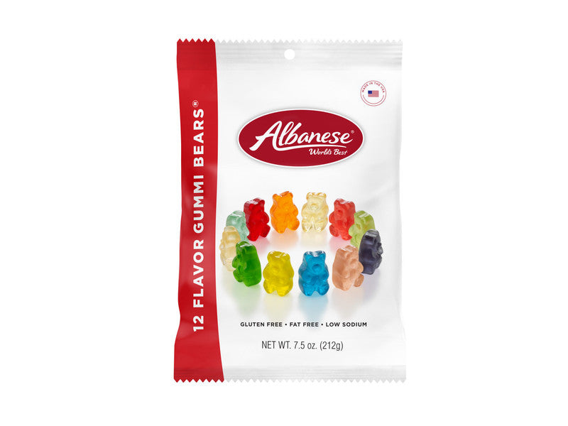 PEG BAG ALBANESE 12 FLVR BEARS 7.5 OZ