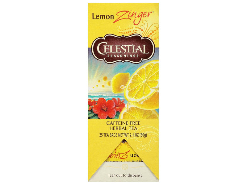 CELESTIAL SEASONINGS LEMON ZNG TEA 25/CT