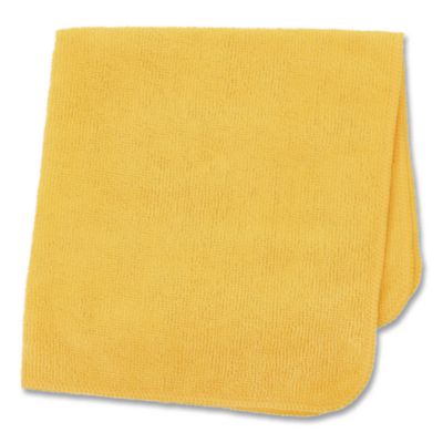 MICROFIBER CLEAN CLOTHS 12x12 YEL 24/CT