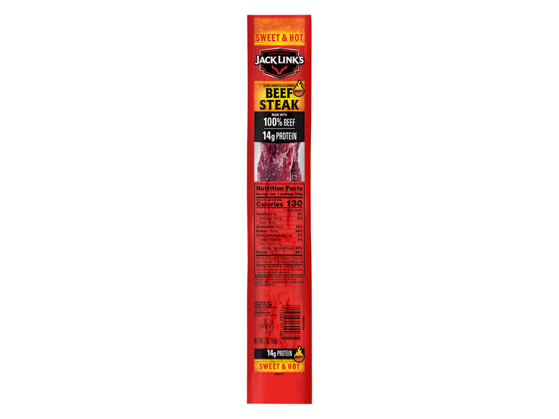 JACK LINKS SWEET N HOT STEAK 12/2 OZ
