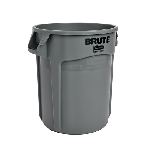 VENTED ROUND BRUTE CONTAINER 20 GAL GRAY