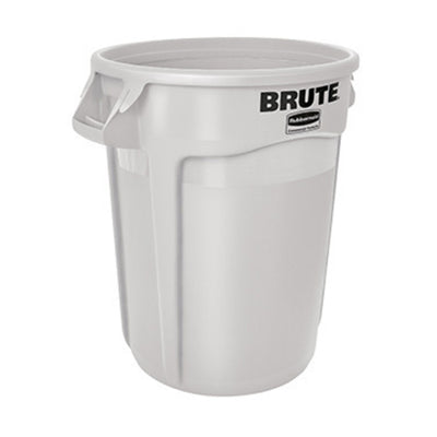 BRUTE ROUND CONTAINER 32 GAL WHITE