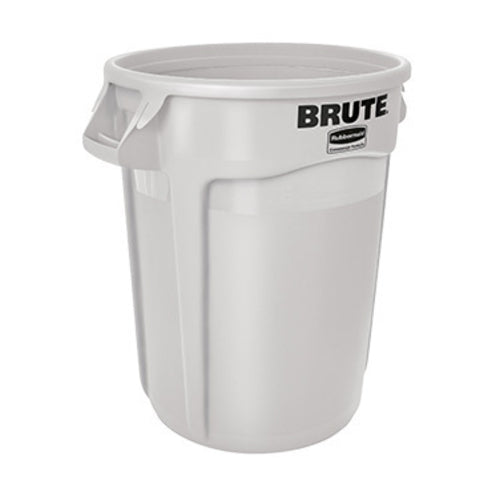 BRUTE ROUND CONTAINER 32 GAL WHITE