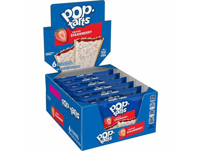 POP TARTS STRAWBERRY 6/3.3 OZ