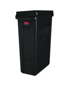 23 GAL BLACK SLIM JIM WASTE CONTAINER