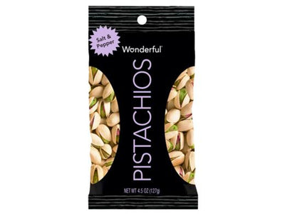 WONDERFUL PISTACHIOS SALT & PEPP 8/4 OZ