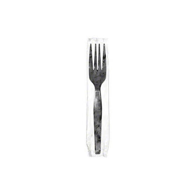 CUTLERY IND WRAPPED BLACK FORK 1000/CS