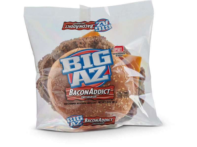 BIG AZ BACON ADDICT CHEESEBURGER 9.35 OZ