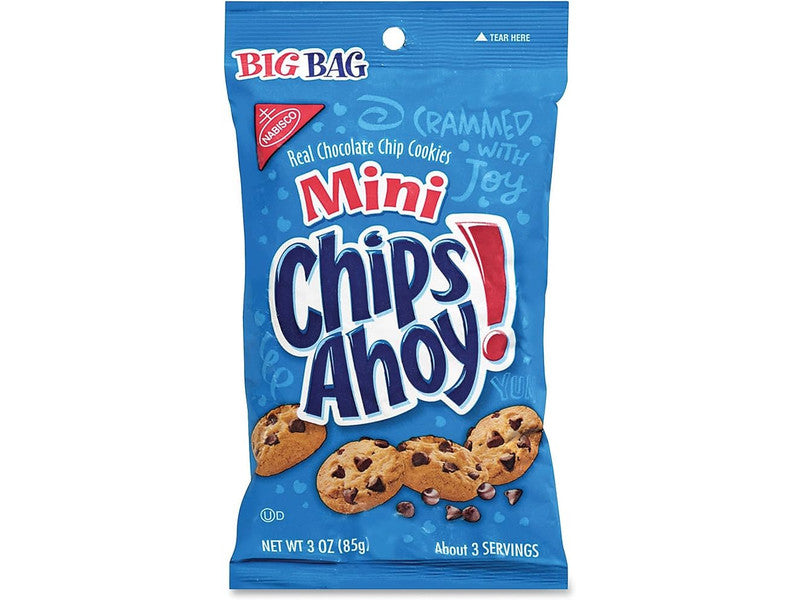 NABISCO BIG BAG CHIPS AHOY MINI 3 OZ