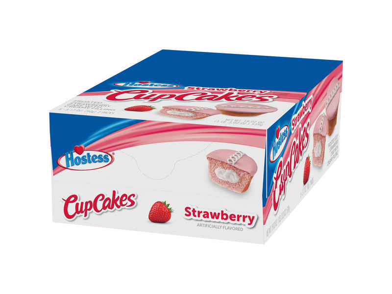 HOSTESS ICED STRAWBERRY CUP CAKE 6 CT