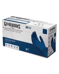RESPONSE HD BLUE LATEX GLOVE XL 10/50 CS