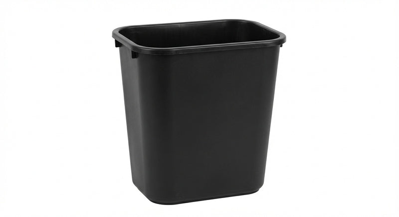 BLACK SOFT SIDED WASTEBASKET 28 QT
