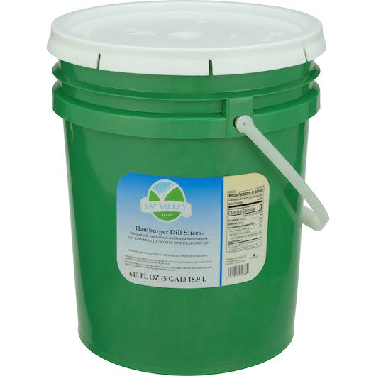 DILL PICKLE SLICES HAMBURGER 5 GAL
