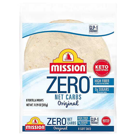 8 CT ZNC WHITE SOFT TACO  8/CS
