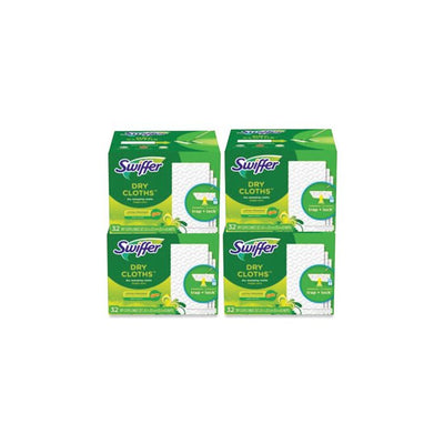 SWIFFER DRY REFILL CLOTHS 4/32 CS