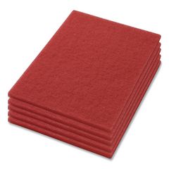 SQUARE BUFFING PADS 14X20 RED 5/CT