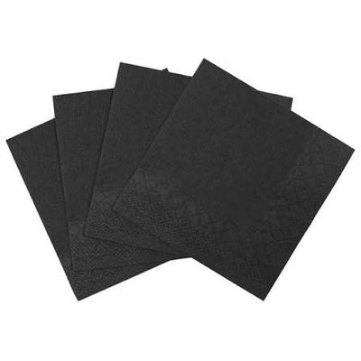 BLACK BEVERAGE NAPKIN 4/250 CT