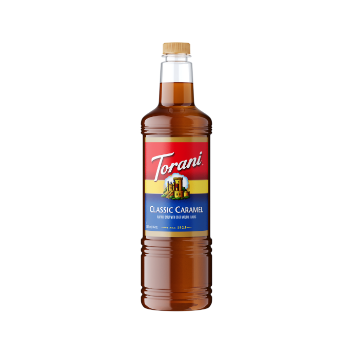 TORANI CARAMEL SYRUP 1/LTR