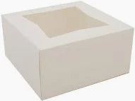 WHITE WINDOW BOX 6X6X3 200/CS