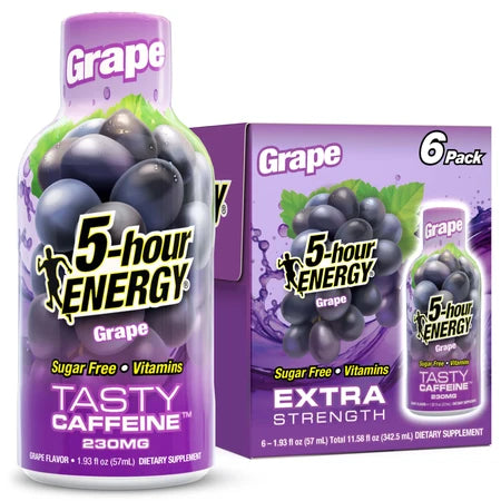 5 HOUR ENERGY EXTRA STRENGTH GRAPE 12/CT