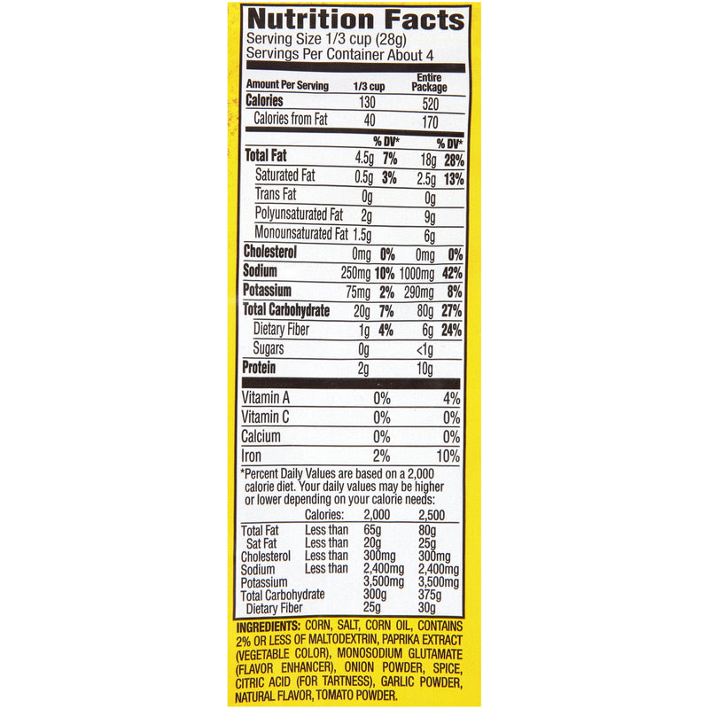 CORN NUTS CHILE PICANTE LRG BAGS 12/4 OZ