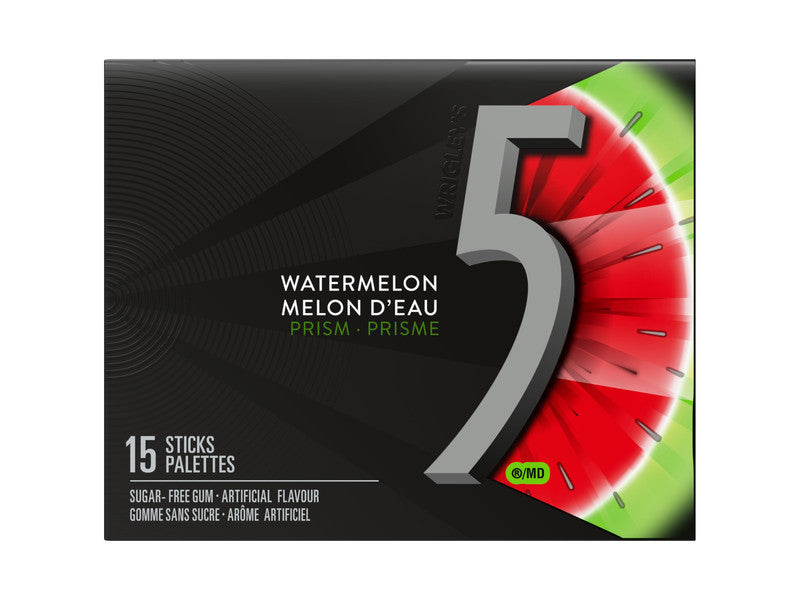 WRIGLEYS 5 PRISM WATERMELON 10/15 PK