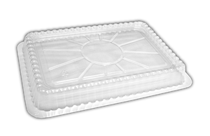 4 LB OBLONG CLEAR DOME LID 250/CS