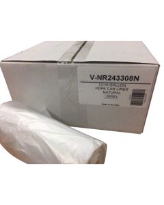 LINER 24X33 8 MIC 12-16 GAL CLR 1000/CS