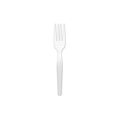 CUTLERY MID HEAVY WHITE PS FORK 1000/CS