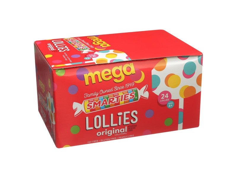 SMARTIES MEGA DOUBLE LOLLI 24 CT