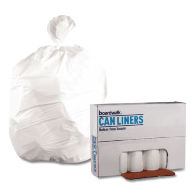 LINER 40X46 .6 MIL 45 GAL WHITE 100/CS