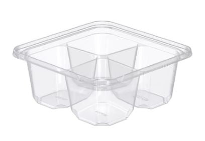 TAMPERGUARD SNACK BOX 4 COMP 300/CS