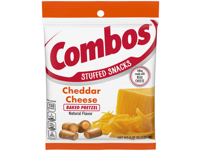 COMBOS CHEDDAR CHEESE PRETZEL 6.3 OZ