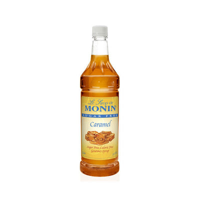 MONIN SF CARAMEL SYRUP 4/1 LTR