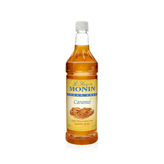 MONIN SF CARAMEL SYRUP 4/1 LTR